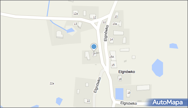 Elgnówko, Elgnówko, 17, mapa Elgnówko