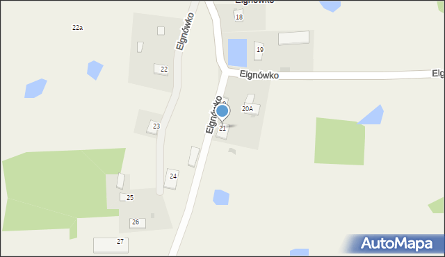 Elgnówko, Elgnówko, 21, mapa Elgnówko