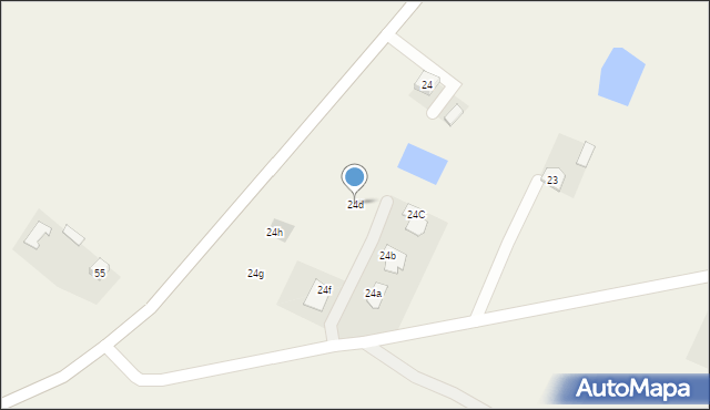 Elżbiecin, Elżbiecin, 24d, mapa Elżbiecin