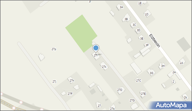 Elżbiecin, Elżbiecin, 27l, mapa Elżbiecin
