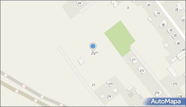 Elżbiecin, Elżbiecin, 27p, mapa Elżbiecin