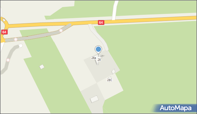 Elżbiecin, Elżbiecin, 28d, mapa Elżbiecin