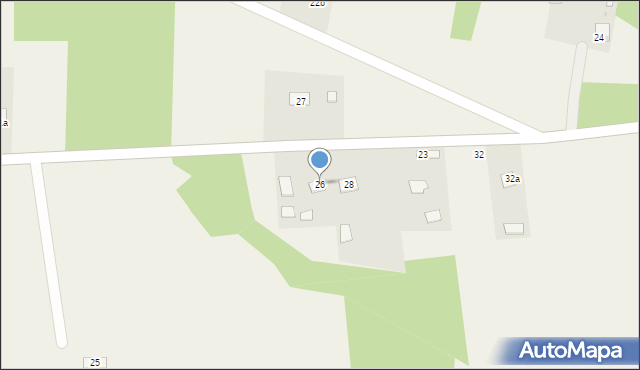 Elżbiecin, Elżbiecin, 26, mapa Elżbiecin