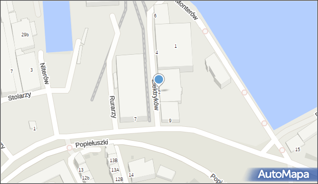 Gdańsk, Elektryków, 2, mapa Gdańska