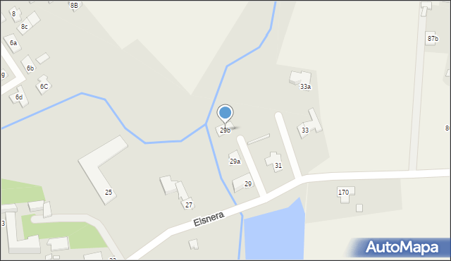 Grodków, Elsnera Józefa, 29b, mapa Grodków