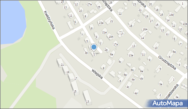 Iława, Elbląska, 1, mapa Iława