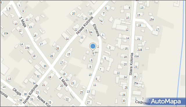 Jemielnica, Elsnera Józefa, 4, mapa Jemielnica