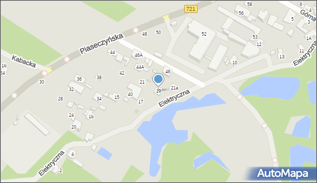 Konstancin-Jeziorna, Elektryczna, 19, mapa Konstancin-Jeziorna