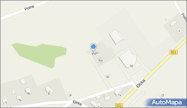 Nowa Wieś Ełcka, Ełcka, 9cb, mapa Nowa Wieś Ełcka