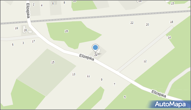 Odolion, Elizejska, 24, mapa Odolion