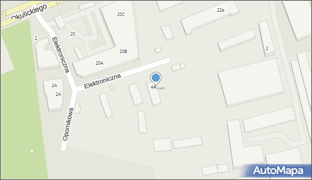 Piaseczno, Elektroniczna, 8, mapa Piaseczno