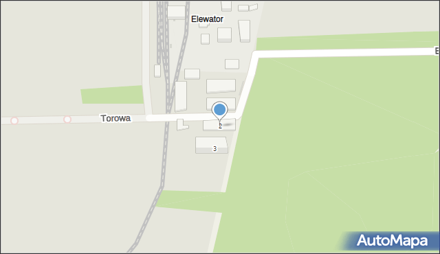 Sieradz, Elewatorowa, 2, mapa Sieradz