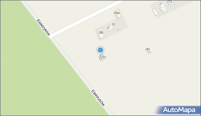 Sulnowo, Elektryków, 22, mapa Sulnowo