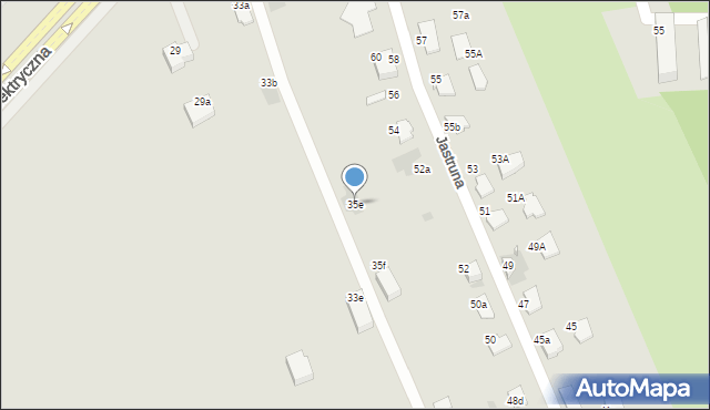 Tarnów, Elektryczna, 35e, mapa Tarnów