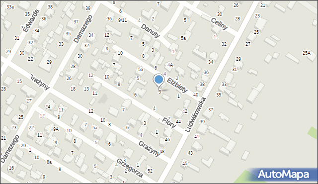 Tomaszów Mazowiecki, Elżbiety, 3, mapa Tomaszów Mazowiecki