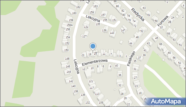 Wrocław, Elementarzowa, 17, mapa Wrocławia