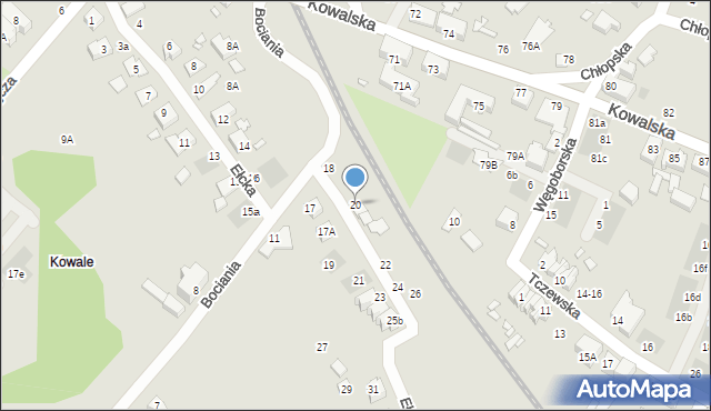 Wrocław, Ełcka, 20, mapa Wrocławia