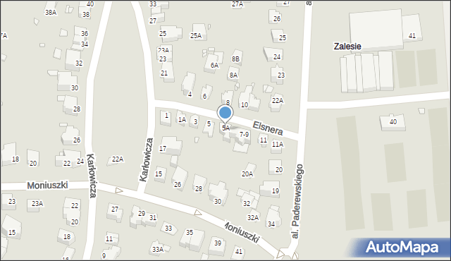 Wrocław, Elsnera Józefa, 7, mapa Wrocławia
