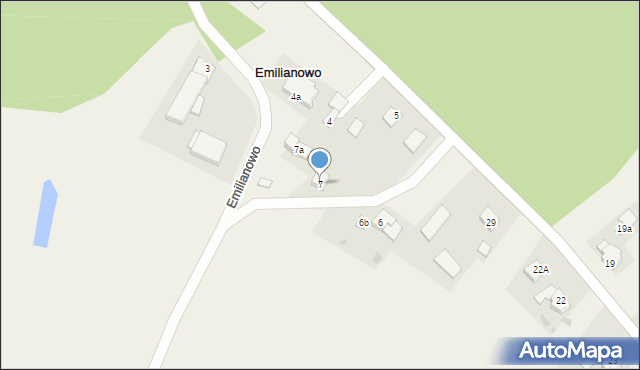 Emilianowo, Emilianowo, 7, mapa Emilianowo