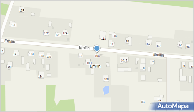 Emilin, Emilin, 10C, mapa Emilin