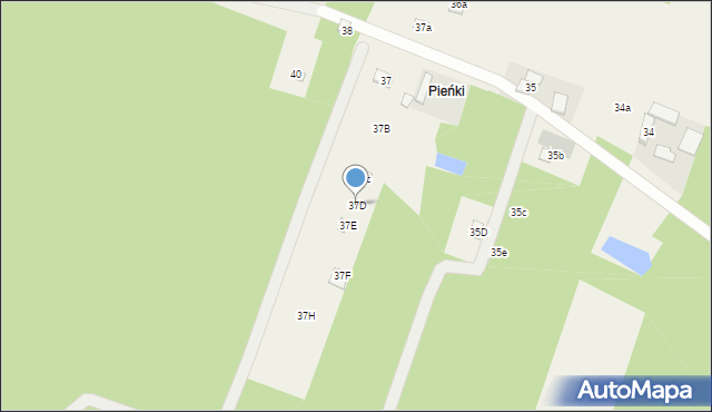 Eminów, Eminów, 37D, mapa Eminów