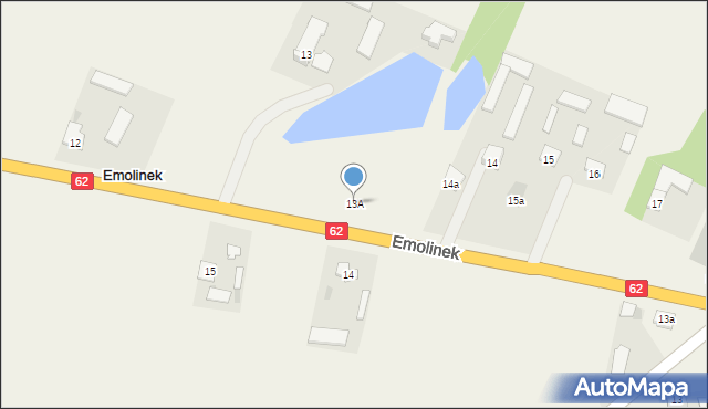 Emolinek, Emolinek, 13A, mapa Emolinek