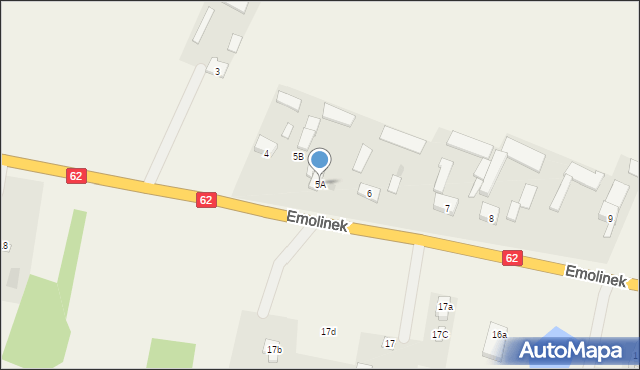 Emolinek, Emolinek, 5A, mapa Emolinek