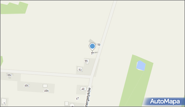 Jedlińsk, Energetyków, 57, mapa Jedlińsk