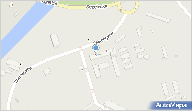 Kędzierzyn-Koźle, Energetyków, 3, mapa Kędzierzyna-Koźle