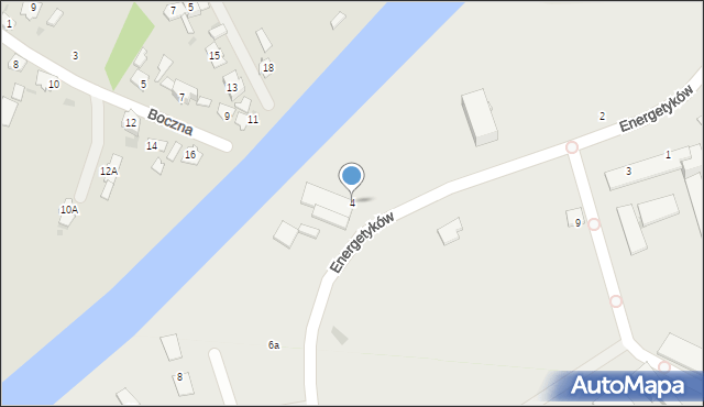 Kędzierzyn-Koźle, Energetyków, 4, mapa Kędzierzyna-Koźle