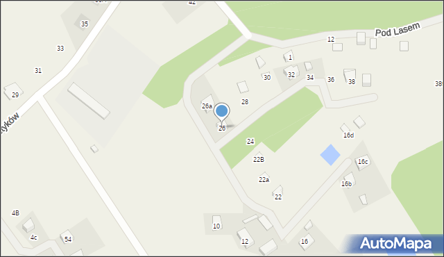 Kiełpino, Energetyków, 26, mapa Kiełpino