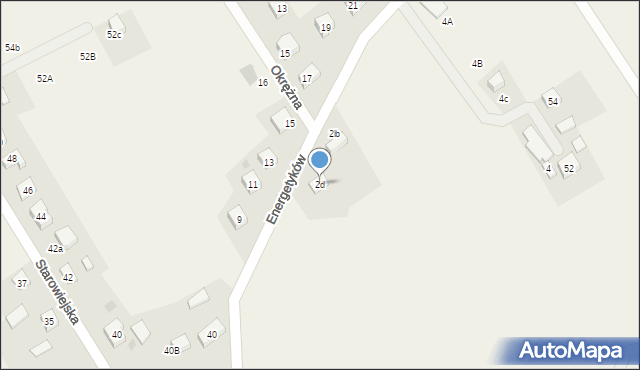 Kiełpino, Energetyków, 2d, mapa Kiełpino