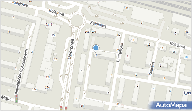 Konin, Energetyka, 2, mapa Konina