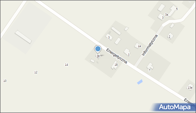 Obrowo, Energetyczna, 16, mapa Obrowo