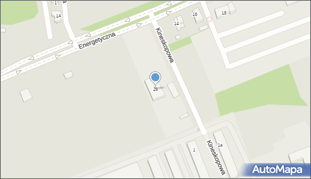 Piaseczno, Energetyczna, 28, mapa Piaseczno