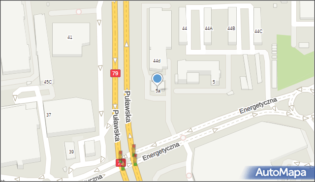 Piaseczno, Energetyczna, 5a, mapa Piaseczno