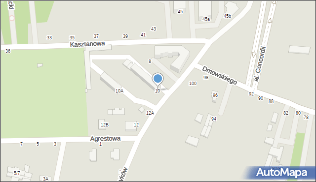 Piotrków Trybunalski, Energetyków, 10, mapa Piotrków Trybunalski