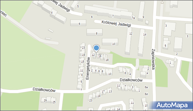 Połaniec, Energetyków, 14, mapa Połaniec