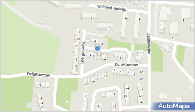 Połaniec, Energetyków, 8, mapa Połaniec