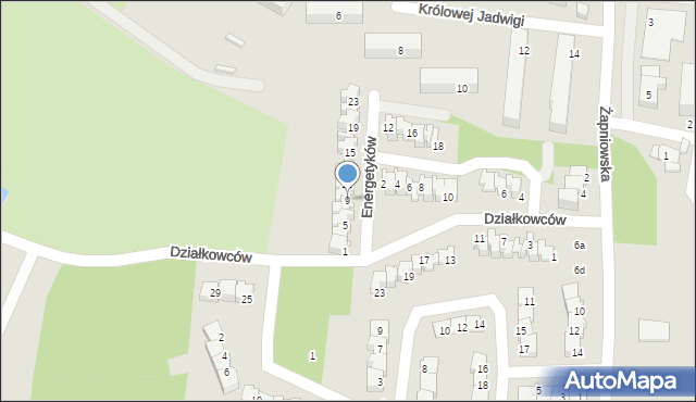 Połaniec, Energetyków, 9, mapa Połaniec