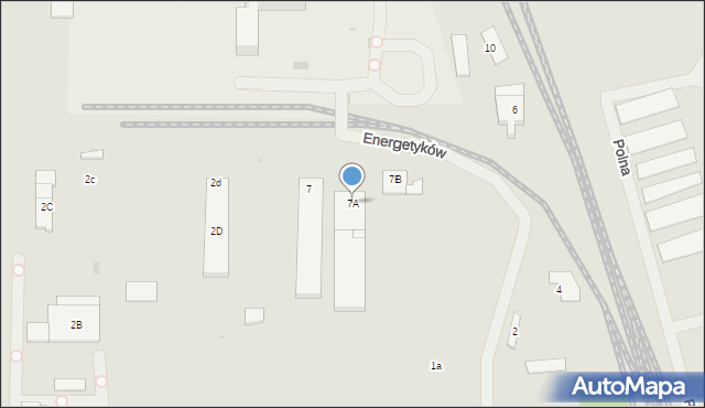 Police, Energetyków, 7A, mapa Police