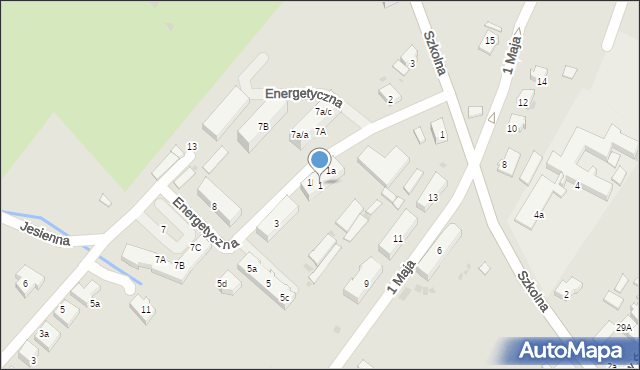 Siechnice, Energetyczna, 1, mapa Siechnice