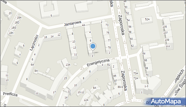 Wrocław, Energetyczna, 5, mapa Wrocławia