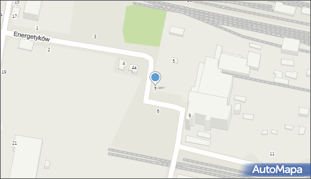 Zgierz, Energetyków, 7, mapa Zgierz