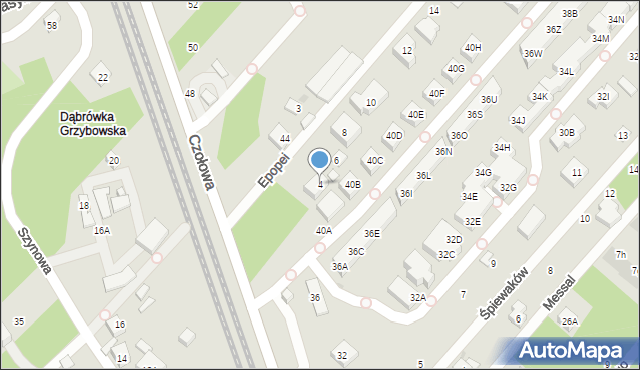 Warszawa, Epopei, 4, mapa Warszawy