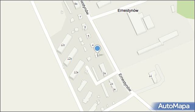 Ernestynów, Ernestynów, 3, mapa Ernestynów