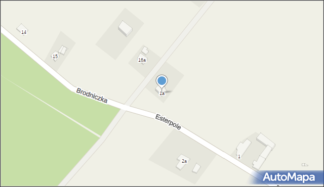 Esterpole, Esterpole, 1a, mapa Esterpole