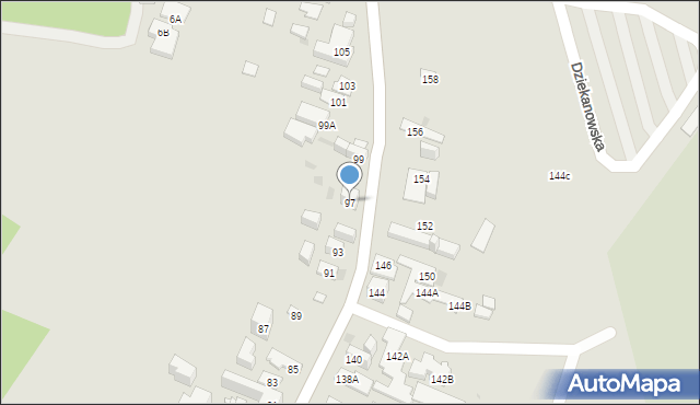 Warszawa, Estrady, 97, mapa Warszawy