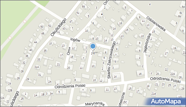 Wrocław, Etnografów, 2-6, mapa Wrocławia