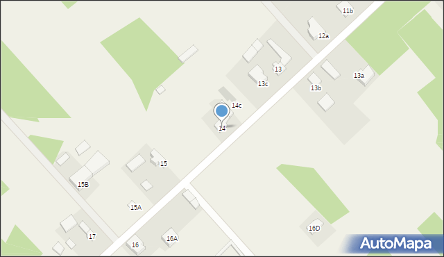 Eufeminów, Eufeminów, 14, mapa Eufeminów